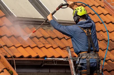 Démoussage et hydrofuge de toiture à Giraumont